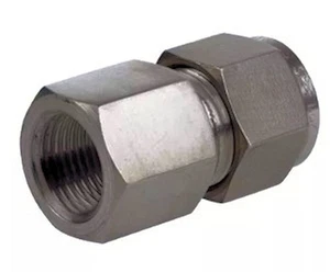 1/2 Tube x 1/2 FNPT 316ss Female Connector Fitting SCI S76AFC004004 - Picture 1 of 2