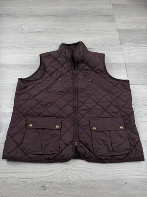 Chaleco Lauren Ralph Lauren Mujer 1X Botones Dorados Diamante Acolchado Cremallera Ecuestre Foto 1 de 4