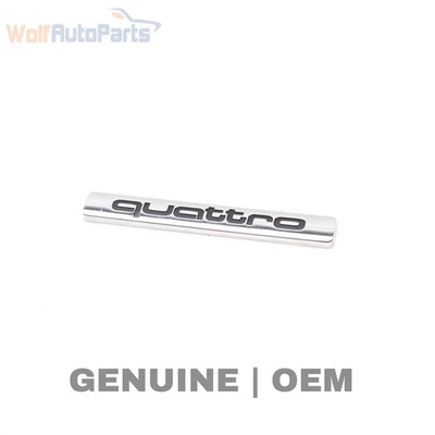 2005-2015 AUDI A6 QUATTRO - REAR Trunk Emblem / Quattro Badge 8H0853737 - Image 1 of 4