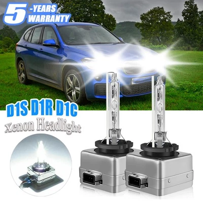 Para BMW X1 2010-2015 D1S HID 2 Bombillas Faro Bi-Xenón Reemplazar Viga Alta/Baja Foto 1 de 4