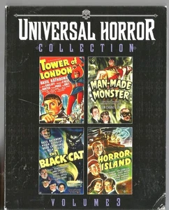 Universal Horror Coll: Volume 3 (Bluray) Horror Island / Black Cat /Tower London - Bild 1 von 5