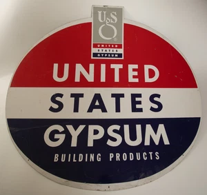 United States Gypsum Sign (HSE-LC1/JSF6) Building Products USG Diecut Drywall - Picture 1 of 23