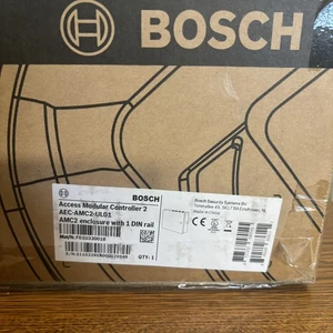 NEW SEALED Bosch AEC-AMC2-UL01 AMC Enclosure with 1 DIN Rail - Picture 1 of 4