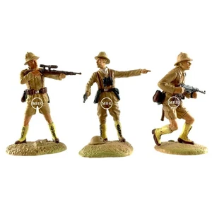 Ultimate Soldier 21st Century Toys WWII German Army Afrika Korps 3 Figure Lot - Picture 1 of 3