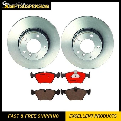 Front Disc Brake Pad Set Disc Brake Rotor Brembo for BMW 528i 1997-1998 - Image 1 of 4