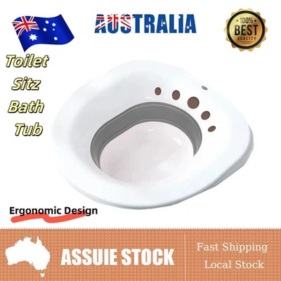 Toilet Sitz Bath Tub Portable Hip Basin Bidet for Women Pregnant Hemorrhoid Care - image 1 of 4