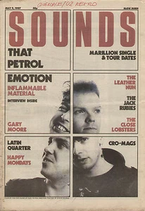 SOUNDS MAY 9 87 FREHLEY'S COMET CRO MAGS JACK RUBIES MARILLION PETROL EMOTION - Picture 1 of 1