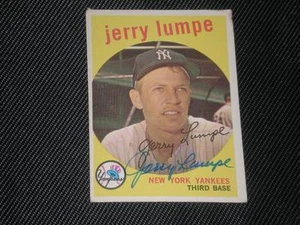 JERRY LAMPE 1959 TOPPS SIGNED AUTO CARD #272 YANKEES - Bild 1 von 1