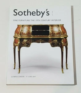 Sotheby's London W07804 Fine Furniture 19th Century Auction Catalog June 27 2007 - Picture 1 of 3