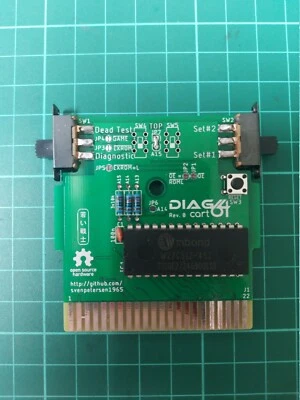 Diag64cart - Cartuccia Commodore 64/C64/C128/1541 Diagnostica/Test Morto - Immagine 1 di 4