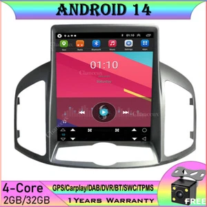 9.7"Android 14 Head Unit Radio GPS SAT Navi Carplay For Chevrolet Captiva 12-17 - Picture 1 of 11