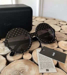 KSUBI : bellatrix black spot round sunglasses -NEW- $249 - Picture 1 of 11