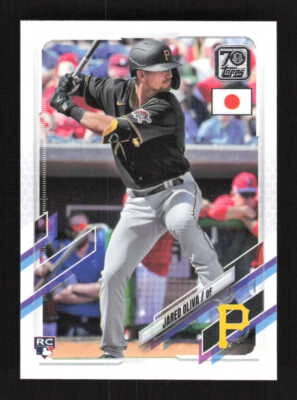 Jared Oliva  RC 2021 Topps Japan Edition   Topps Pittsburgh Pirates #69 - Image 1 of 2