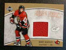 2005-06 Upper Deck Ice Frozen Fabrics FFDH Dany Heatley