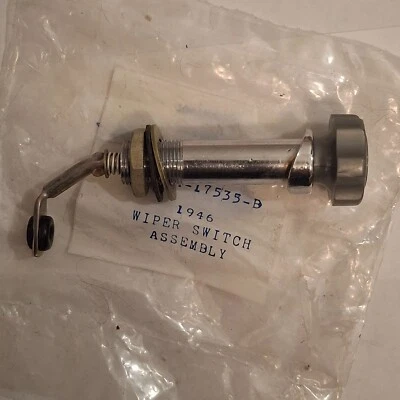 1946 Ford Car Wiper Switch Assembly 51A-17535-B - Image 1 of 4