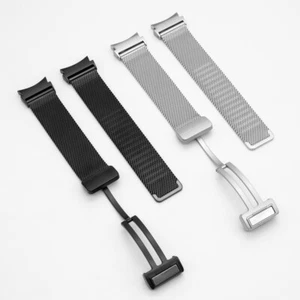 20mm For Samsung Galaxy Watch 3/4/5 Pro 4 Classic Strap Metal Milanese Loop Band - Photo 1 sur 15