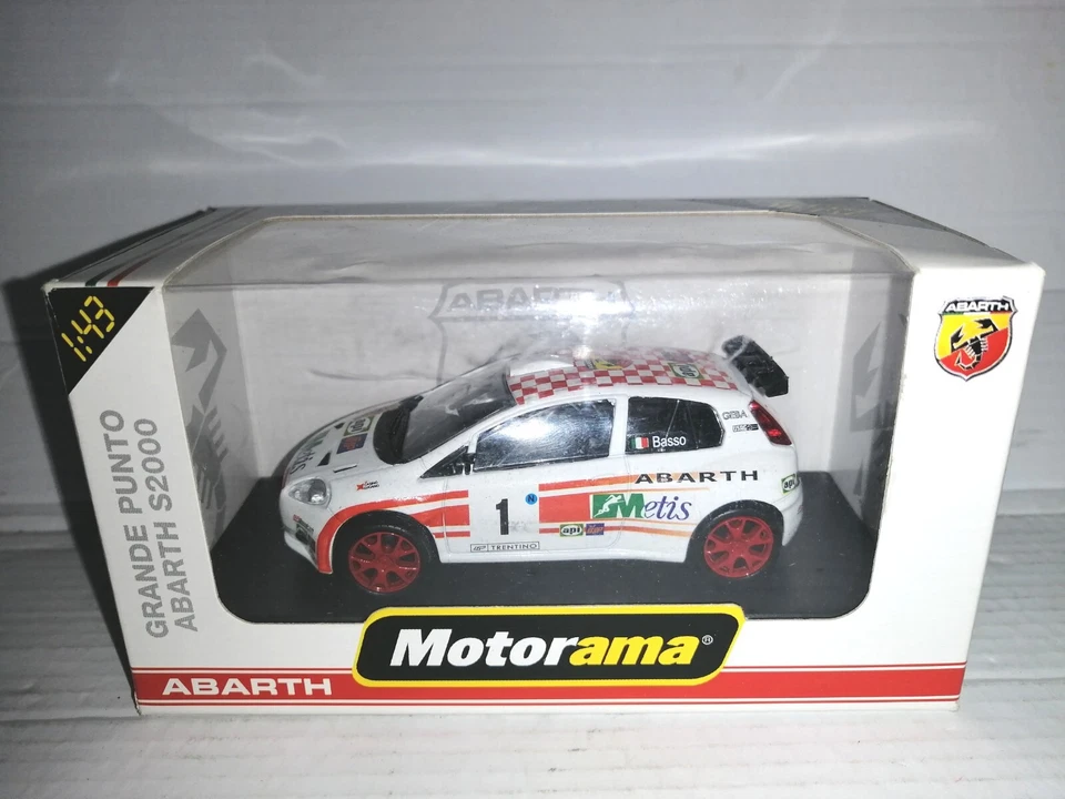 GRANDE PUNTO ABARTH S2000 MOTORAMA SCALA 1/43 - Immagine 1 di 1