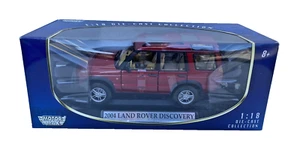 Motormax 1/18 2004 Landrover Discovery Diecast Metal Red NIB - Picture 1 of 4