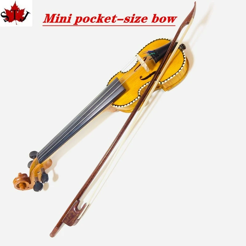 1pcs pocket-size Baroque Mini snakewood violin bow,Length: 17"1/4 - Image 1 of 4