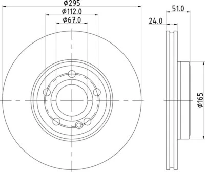 2x Mintex Discs Front fits Mercedes-Benz A-Class A180d A 180 160 B-Class B - Image 1 of 2