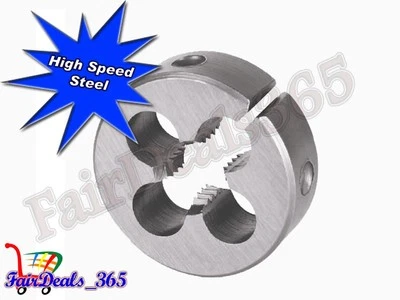 HQ UNC THREADING CIRCULAR SPLIT DIES 1-3/4", 5TPI, OD 4" HIGH SPEED STEEL- RH - Image 1 of 2