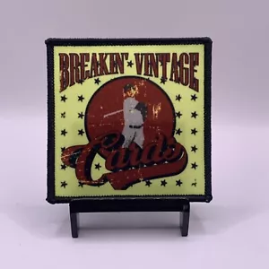 Breakin Vintage Karten 3x3 Aufbügeln Aufnäher - Bild 1 von 2