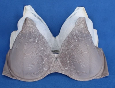 Playtex 4513 Underwire Lined T-shirt Strapless Bra Bundle Lot Size 40D #E5068 - Image 1 of 4
