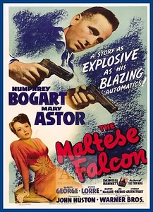 The Maltese Falcon Movie Poster A1 A2 A3 - Afbeelding 1 van 1