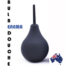 BLACK ENEMA ANAL DOUCHE BULB ~ Pro Quality Vaginal HEALTH CARE