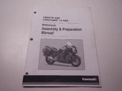 Kawasaki 1400GTR 2015 ABS Countours manual de montaje y preparación 1400 GTR Foto 1 de 4