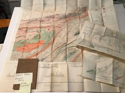 Virginia Geology and Mineral Resources of the Gossan Lead District in VA. MAPS - Image 1 of 4
