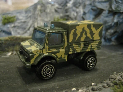 Majorette No.259 Mercedes Unimog Troop Carrier 1995 1/82 scale - Image 1 of 4