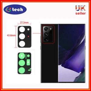 Samsung Galaxy Note 20 Ultra Replacement Rear Back Camera Glass Lens + Adhesive - Picture 1 of 3