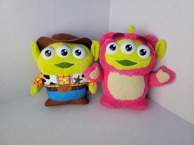 Lote de 2 | Disney Pixar | Toy Story | Alien Remix - Woody & Lotso | Peluche de 8" Foto 1 de 4