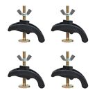 16PCS Thickened CNC Engraving Press Plate Arch Clamp Fixing Router T-slot Black