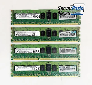 647648-071 HP 4GB PC3-12800R DDR3-1600 ECC 1RX4 MEMORY MODULE RDIMM New Bulk - Picture 1 of 4
