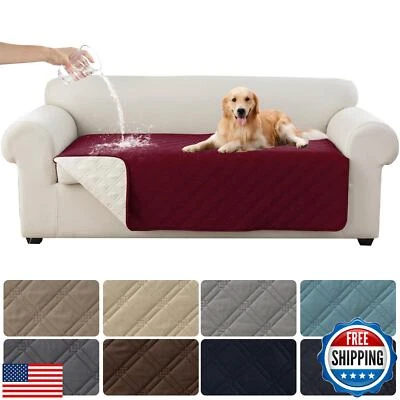 Genina Waterproof Couch Cover, Washable Anti-Slip 86.6 inch Sofa Covers with  - Image 1 of 4