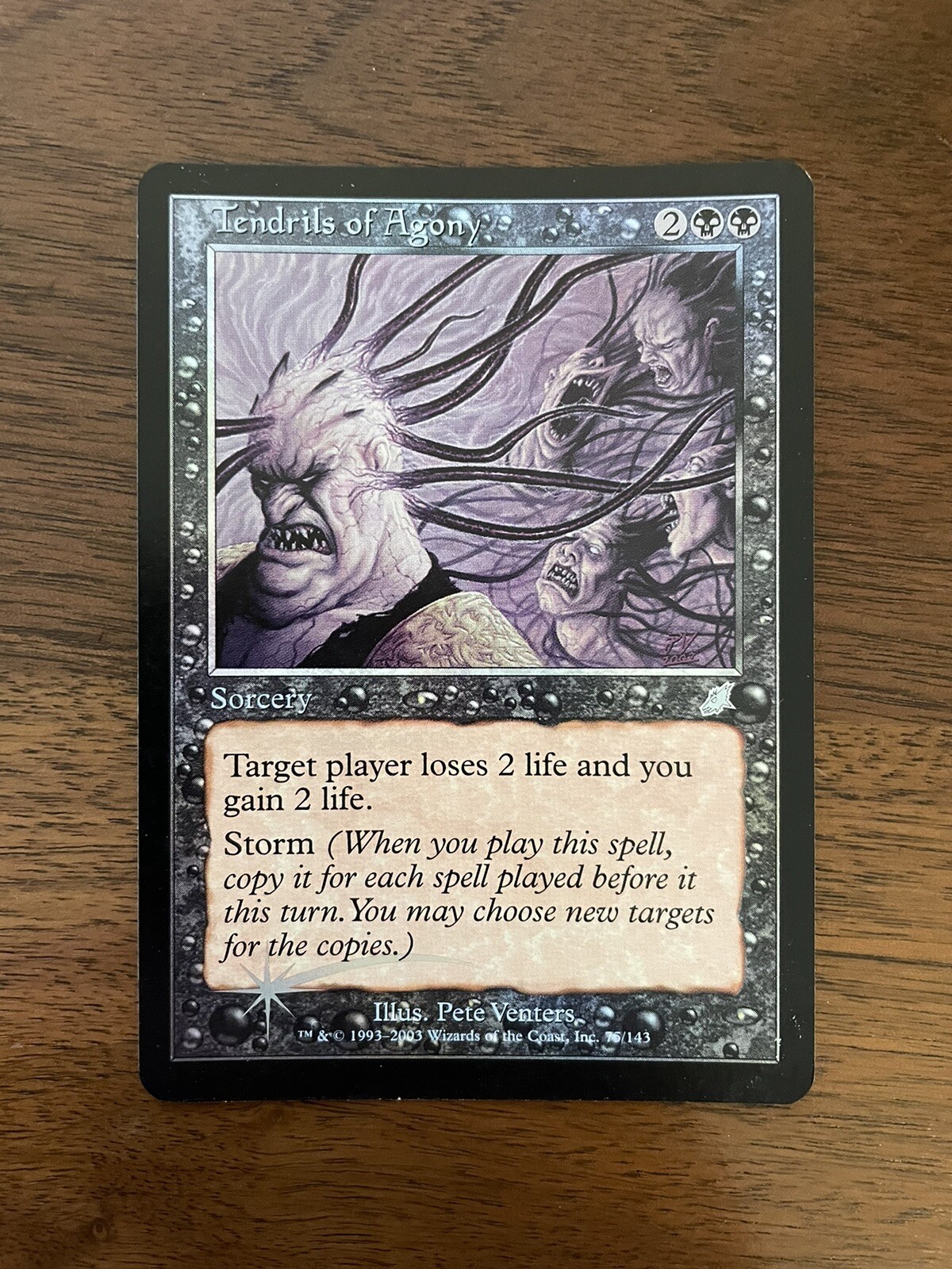 FOIL Tendrils of Agony x1 - MTG (Scourge) LP