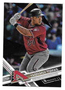 2017 Topps Serie 1 Black Parallel #248 Yasmany Tomas Diamondbacks 12/66 - Bild 1 von 1