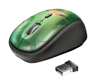 8713439233896 Trust Yvi mouse Ambidextrous RF Wireless Optical 1600 DPI Trust - Image 1 of 4