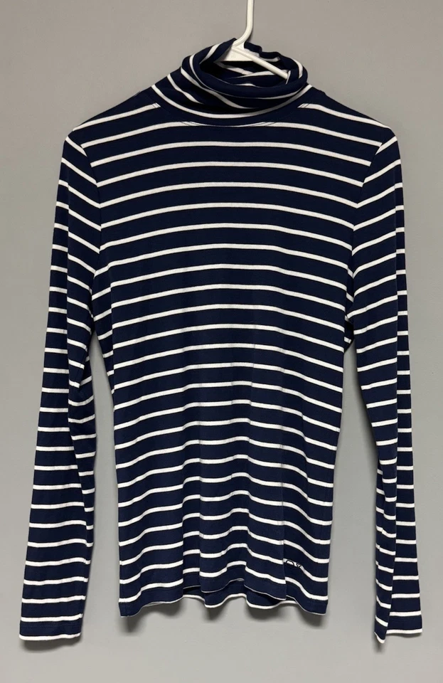 Vineyard Vines para mujer azul marino/blanco a rayas cuello alto talla pequeña - nuevo sin etiquetas Foto 1 de 4