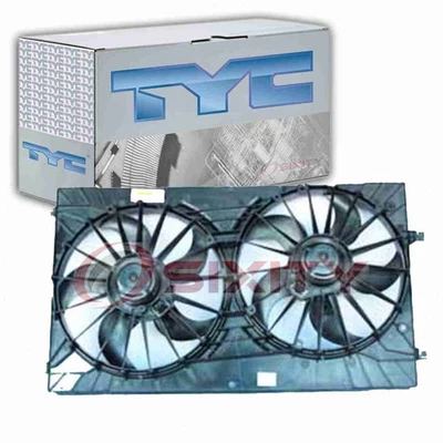 Conjunto de ventilador de radiador y condensador doble TYC para Chrysler 2011-2014 200 correas hg Foto 1 de 4