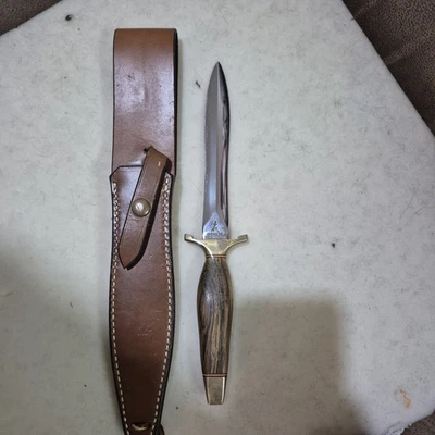 Cuchillo Gerber Mark II Vintage Mango Madera (todavía tiene capa original) Versión (RARO)  Foto 1 de 4