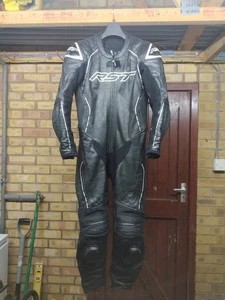 RST S1 Leather Suit Motorcycle Leathers Size 38 - Picture 1 of 10