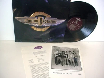 THE DOOBIE BROTHERS Cycles VINYL LP + PROMO PRESS KIT 1989 CAPITOL C1-90371 - Image 1 of 4