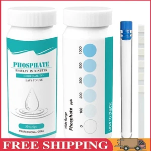 Kit de prueba de agua para acuario de 50 unidades Kit de prueba de fosfato para piscina Spa Bañera de hidromasaje - Imagen 1 de 12