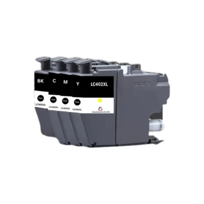Compatible Ink Cartridge For Brother LC402XL 1 Black and 3 Color-USA - Image 1 of 2