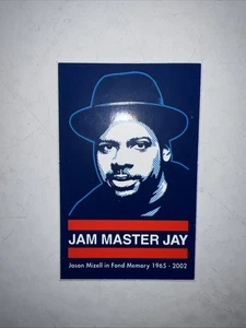 Jam Master Jay Memorial Sticker Jason Mizell 2002 RUN-DMC Obey - Bild 1 von 3