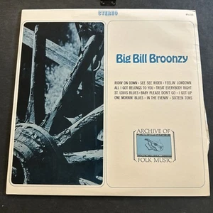 BIG BILL BROONZY - LP 1967 ARCHIVE OF FOLK MUSIC FS-213 BLUES CLASSIC - Bild 1 von 3