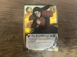 naruto ccg the first hokage N-518 Super Rare 1st Ed NM - Picture 1 of 3